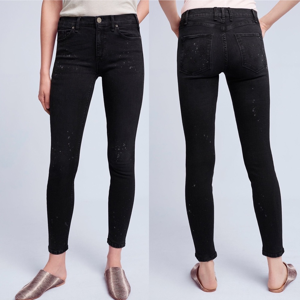 Anthro McGuire Newton splatter jeans